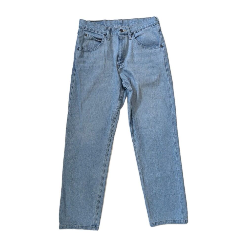 Wrangler Premium Denim Light Wash Relaxed Jean Size 29 x 30